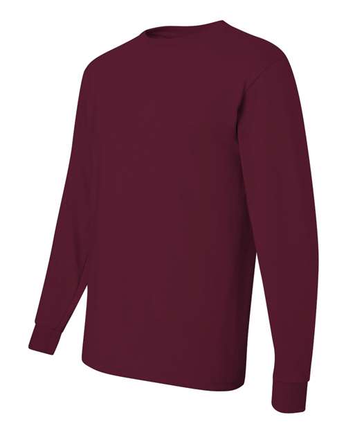 Jerzees 29L Adult DRI-POWER ACTIVE Long-Sleeve T-Shirt #color_MAROON