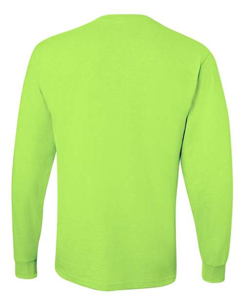 Jerzees 29L Adult DRI-POWER ACTIVE Long-Sleeve T-Shirt #color_SAFETY GREEN