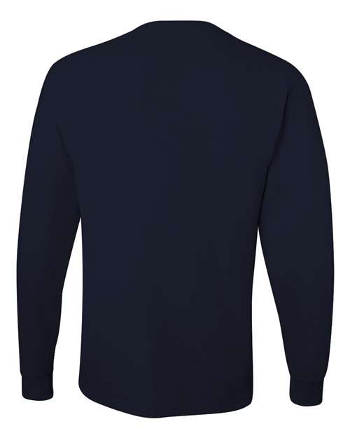 Jerzees 29L Adult DRI-POWER ACTIVE Long-Sleeve T-Shirt #color_J NAVY