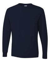 Jerzees 29L Adult DRI-POWER ACTIVE Long-Sleeve T-Shirt #color_J NAVY
