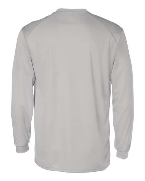 Badger 4104 B-Core Long Sleeve T-Shirt #color_Silver