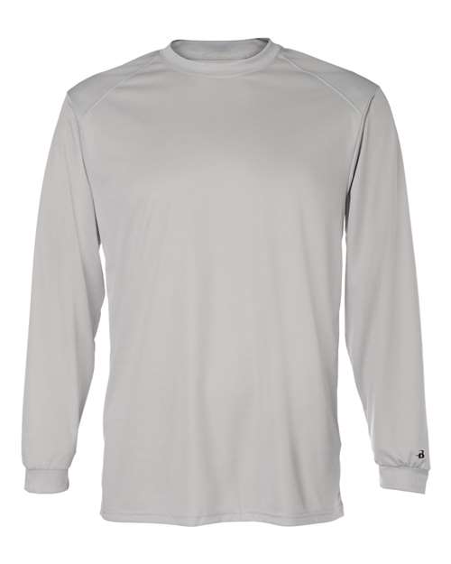 Badger 4104 B-Core Long Sleeve T-Shirt #color_Silver