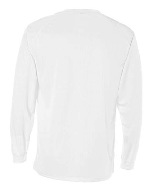 Badger 4104 B-Core Long Sleeve T-Shirt #color_White