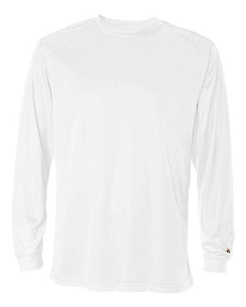 Badger 4104 B-Core Long Sleeve T-Shirt #color_White