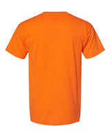Bayside BA1701 Adult 5.4 oz., 50/50 T-Shirt #color_BRIGHT ORANGE