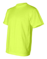 Bayside BA1701 Adult 5.4 oz., 50/50 T-Shirt #color_LIME GREEN