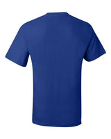 Hanes 5190P Adult Beefy-T with Pocket #color_DEEP ROYAL