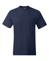Hanes 5190P Adult Beefy-T with Pocket #color_NAVY