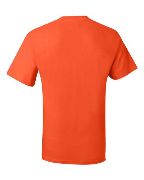 Hanes 5190P Adult Beefy-T with Pocket #color_ORANGE