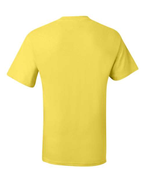 Hanes 5190P Adult Beefy-T with Pocket #color_YELLOW