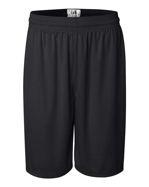 "Badger 4109 B-Core 9" Shorts #color_Black"