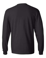 Hanes 5186 Adult Long-Sleeve Beefy-T #color_BLACK
