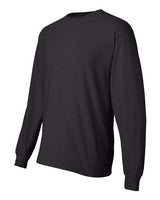 Hanes 5186 Adult Long-Sleeve Beefy-T #color_BLACK
