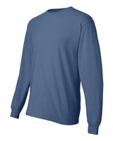 Hanes 5186 Adult Long-Sleeve Beefy-T #color_DENIM BLUE