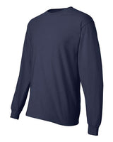Hanes 5186 Adult Long-Sleeve Beefy-T #color_NAVY