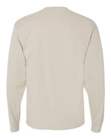 Hanes 5186 Adult Long-Sleeve Beefy-T #color_SAND