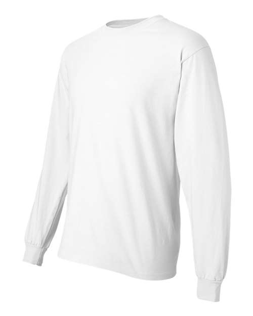Hanes 5186 Adult Long-Sleeve Beefy-T #color_WHITE