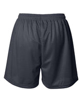 ""Badger 7216 Women's Pro Mesh 5" Shorts with Solid Liner" #color_Navy"