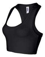 Bella + Canvas 970 Ladies' Nylon/Spandex Sports Bra #color_BLACK