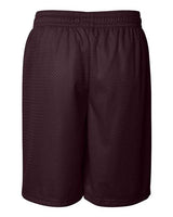 ""Badger 7209 Pro Mesh 9" Shorts" #color_Maroon"