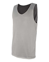 Badger 8529 Pro Mesh Reversible Tank Top #color_Silver/ Black