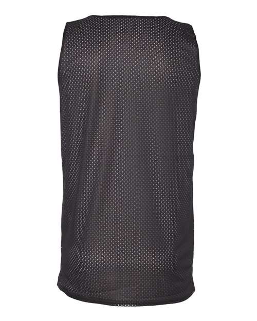 Badger 8529 Pro Mesh Reversible Tank Top #color_Black/ White
