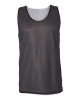 Badger 8529 Pro Mesh Reversible Tank Top #color_Black/ White