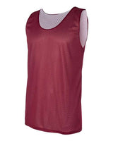 Badger 8529 Pro Mesh Reversible Tank Top #color_Cardinal/ White