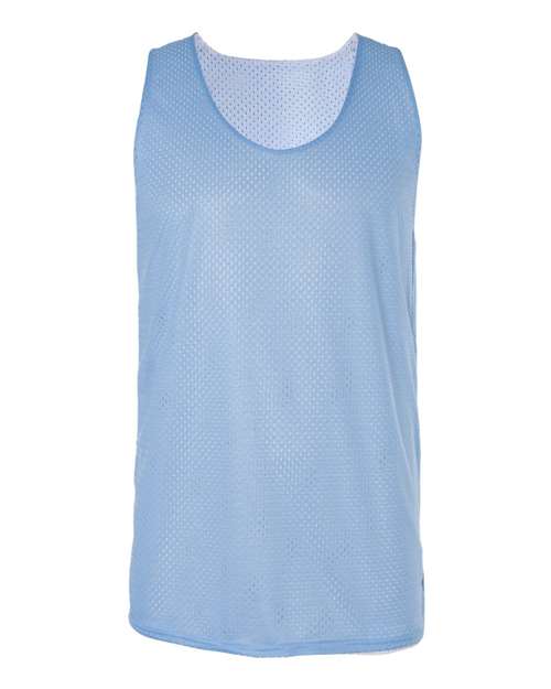 Badger 8529 Pro Mesh Reversible Tank Top #color_Columbia Blue/ White