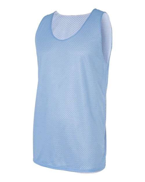 Badger 8529 Pro Mesh Reversible Tank Top #color_Columbia Blue/ White