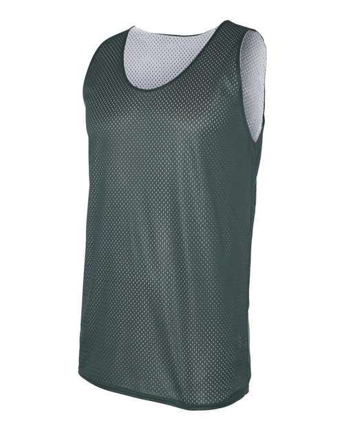Badger 8529 Pro Mesh Reversible Tank Top #color_Forest/ White