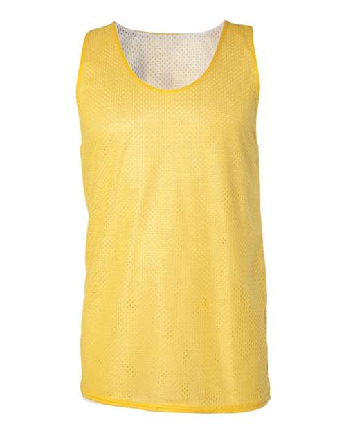 Badger 8529 Pro Mesh Reversible Tank Top #color_Gold/ White