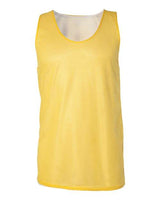 Badger 8529 Pro Mesh Reversible Tank Top #color_Gold/ White