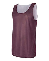 Badger 8529 Pro Mesh Reversible Tank Top #color_Maroon/ White