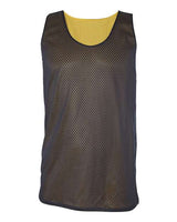 Badger 8529 Pro Mesh Reversible Tank Top #color_Navy/ Gold