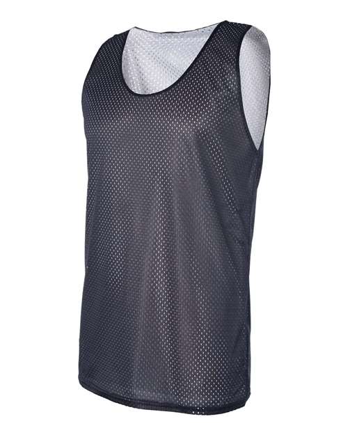 Badger 8529 Pro Mesh Reversible Tank Top #color_Navy/ White