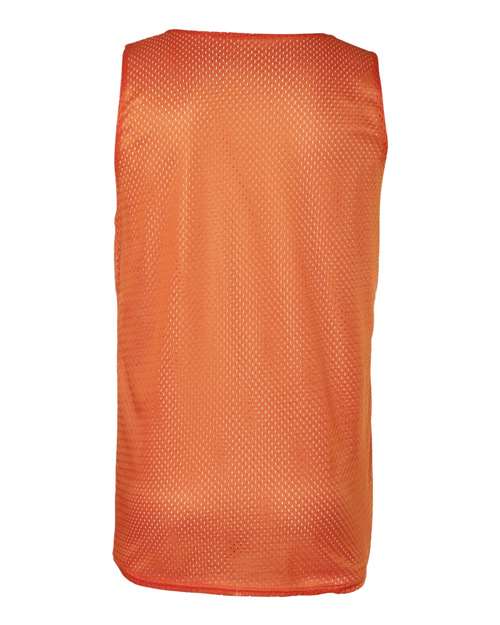 Badger 8529 Pro Mesh Reversible Tank Top #color_Burnt Orange White