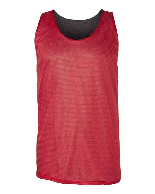 Badger 8529 Pro Mesh Reversible Tank Top #color_Red/ Black