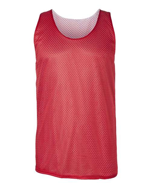 Badger 8529 Pro Mesh Reversible Tank Top #color_Red/ White