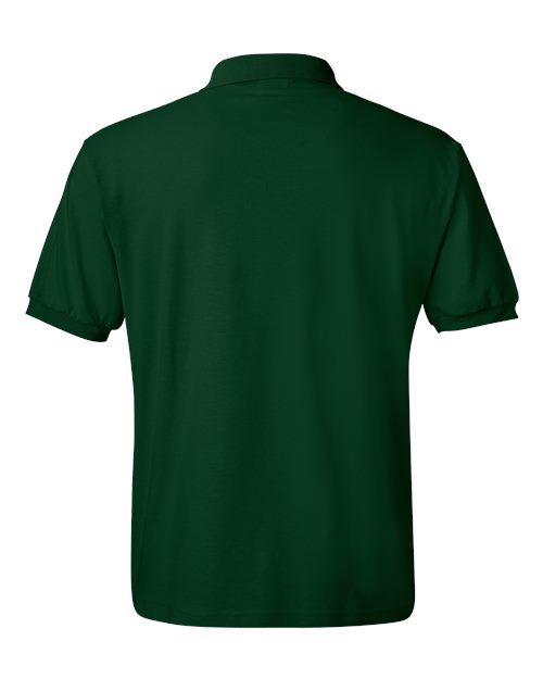 Hanes 054 Adult 50/50 EcoSmart Jersey Knit Polo #color_DEEP FOREST
