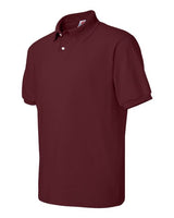 Hanes 054 Adult 50/50 EcoSmart Jersey Knit Polo #color_MAROON
