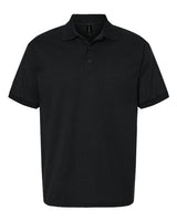 Gildan G880 Adult 50/50 Jersey Polo #color_BLACK