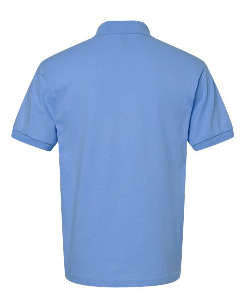Gildan G880 Adult 50/50 Jersey Polo #color_CAROLINA BLUE