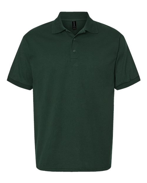 Gildan G880 Adult 50/50 Jersey Polo #color_FOREST GREEN