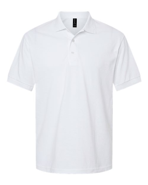 Gildan G880 Adult 50/50 Jersey Polo #color_WHITE