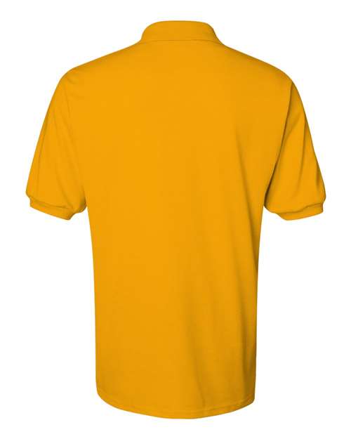 Jerzees 437 Adult SpotShield Jersey Polo #color_GOLD