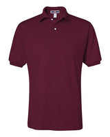 Jerzees 437 Adult SpotShield Jersey Polo #color_MAROON