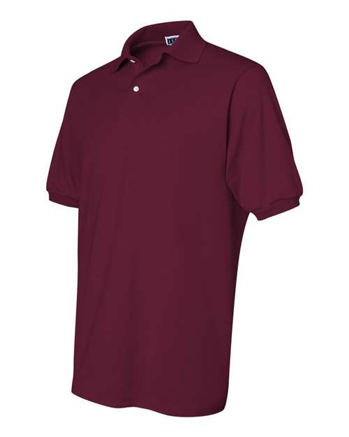 Jerzees 437 Adult SpotShield Jersey Polo #color_MAROON