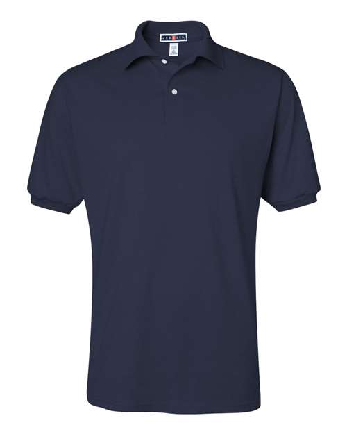 Jerzees 437 Adult SpotShield Jersey Polo #color_J NAVY