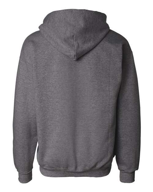 Hanes F280 Adult Ultimate Cotton 90/10 Full-Zip Hooded Sweatshirt #color_CHARCOAL HEATHER
